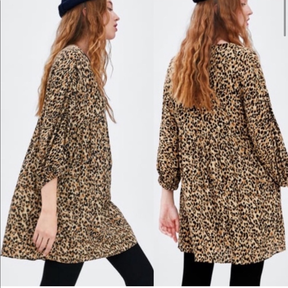ZARA cheetah dress